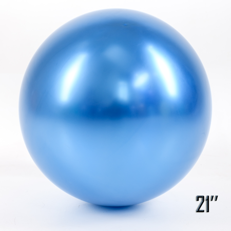 Balloon 21" CHROME,  Blue (1 pcs.)
